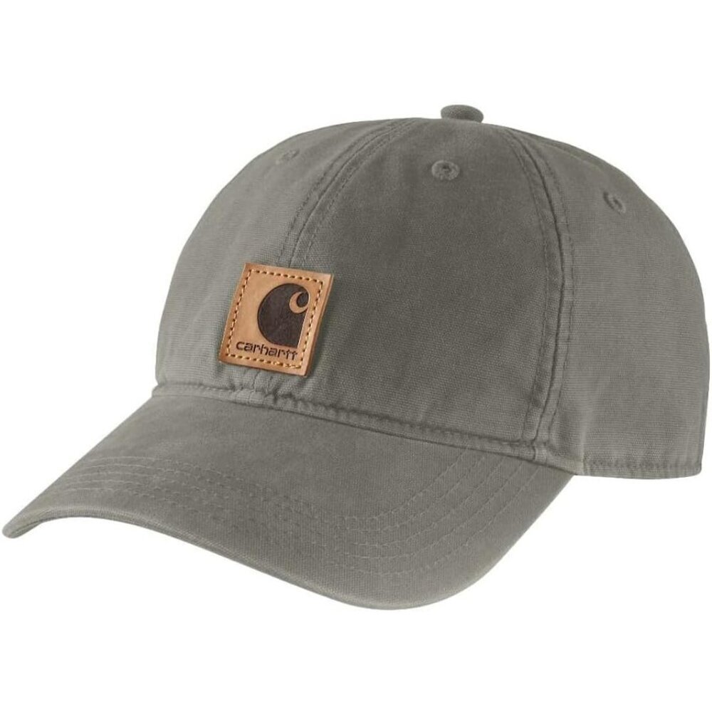 Carhartt Men's Dusty Olive Imported Adjustable Cotton Canvas Caps